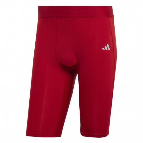 Spodenki męskie adidas Techfit Aeroready Short Tights czerwone HP0616 S