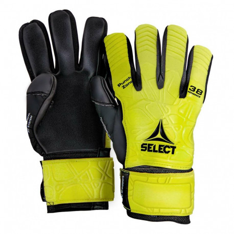 Rękawice bramkarskie Select 38 Advance żółto-czarne 17677 11