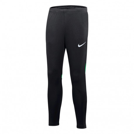 Nike laste püksid Academy Pro Youth DH9325 011 XS, must-roheline