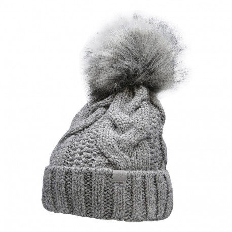 Czapka damska 4F chłodny jasny szary melanż H4Z22 CAD010 27M S