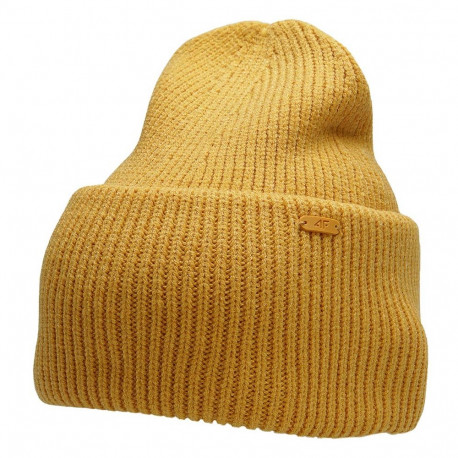 4F naiste müts H4Z22 CAD007 71S M, kollane