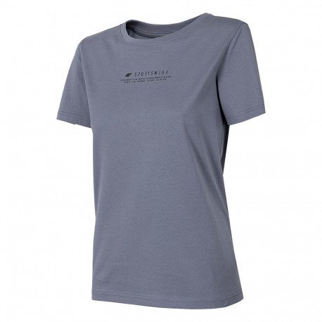 4F naiste t-särk H4Z22 TSD019 25S S, hall