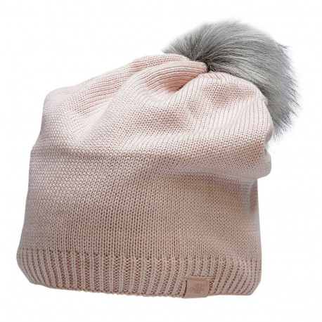 4F naiste müts H4Z22 CAD009 56S, hele roosa