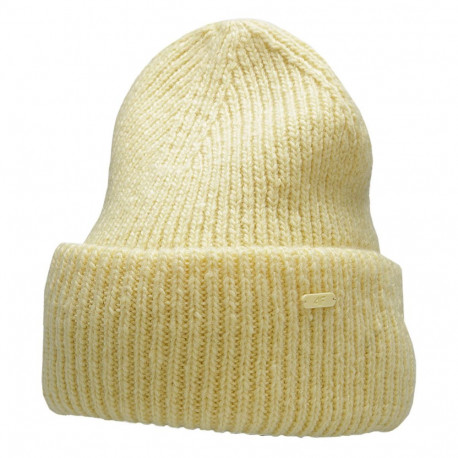 4F naiste müts H4Z22 CAD005 71S M, kollane