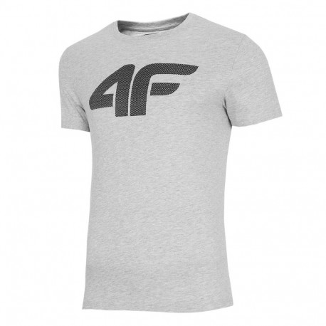 4F meeste t-särk H4Z22 TSM353 27M L, jahe helehall melanž