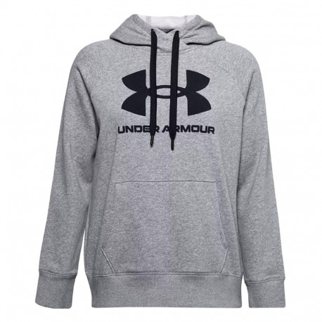 Bluza damska Under Armour Rival Fleece Logo Hoodie szara 1356318 035
 S