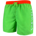 Szorty kąpielowe Crowell Fluo kol. 2 zielono-pomarańczowe neon 2XL