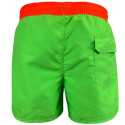 Szorty kąpielowe Crowell Fluo kol. 2 zielono-pomarańczowe neon 2XL