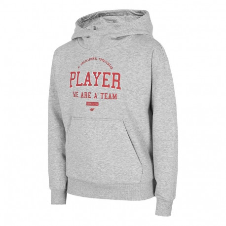 4F poiste pusa HJZ22 JBLM006 27M 152cm, jahe helehall melanž