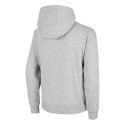 Bluza dla chłopca 4F chłodny jasny szary melanż HJZ22 JBLM006 27M 134cm