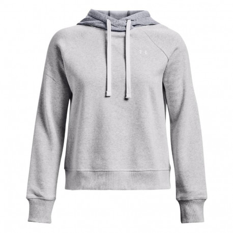 Bluza damska Under Armour Rival Fleece CB Hoodie szara 1373031 014 XL