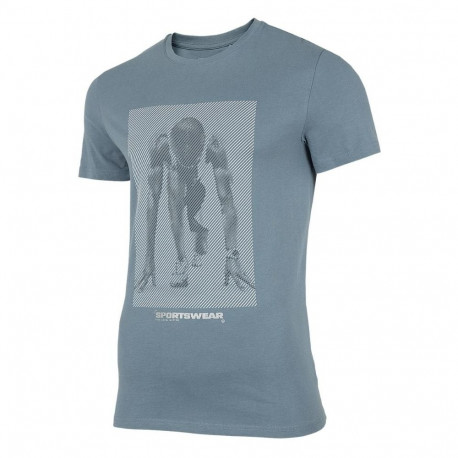 4F meeste t-särk H4Z22 TSM035 32S S, denim