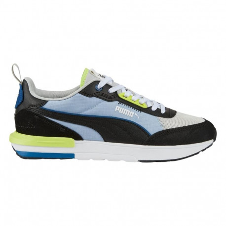 Buty Puma R22 Blue czarno-szaro-niebieskie 383462 11 46