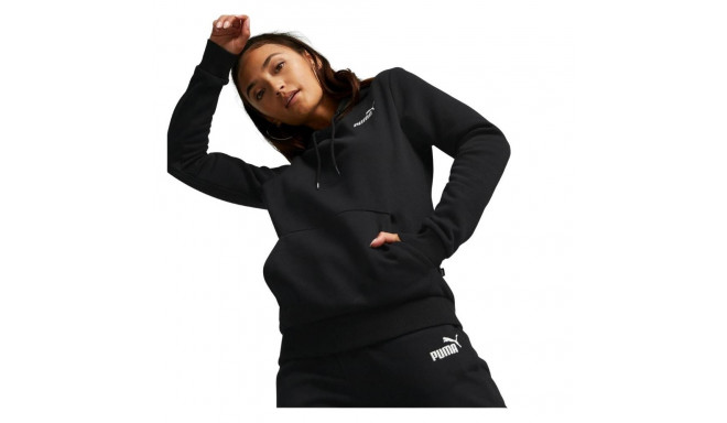 Bluza damska Puma ESS+ Embroidery Hoodie FL czarna 670004 01 S