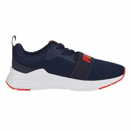 Buty dla dzieci Puma Wired Run Jr granatowe 374214 21 37
