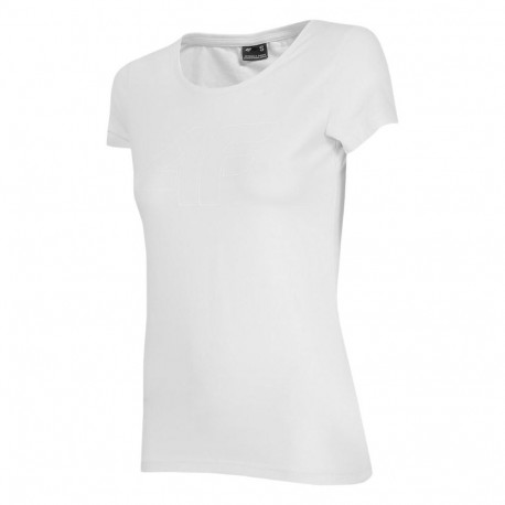 Koszulka damska 4F biała H4Z22 TSD353 10S XS