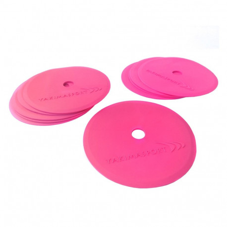 Zestaw znaczników pola Yakima Sport płaskie 10 szt. różowe 100581