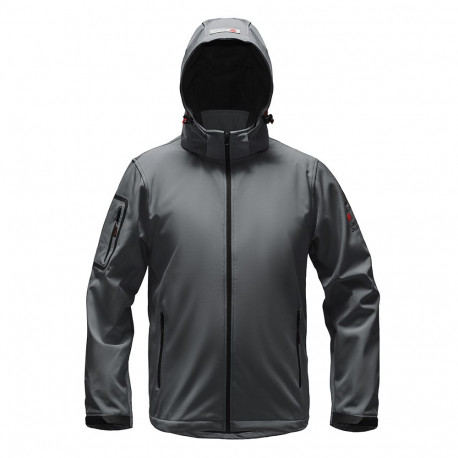 Ozoshi meeste softshell-jakk Kazaiuki OZ93358 S, grafiit