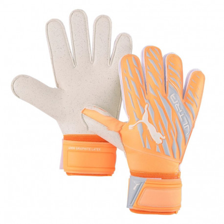 Rękawice bramkarskie Puma Ultra Protect 2 RC szaro-pomarańczowe 41792 05 9,5