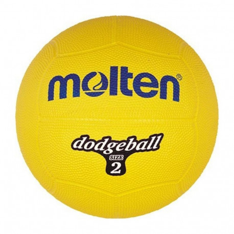 Molten rahvastepalli pall DB2-Y kummist suurus 2, kollane