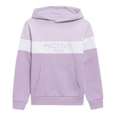 Bluza dla dziewczynki 4F fioletowa HJL22 JBLD002 51S		 122cm