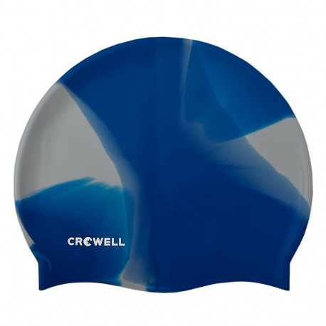 Crowell ujumismüts Multi Flame silikoonist, sinihall kol.19