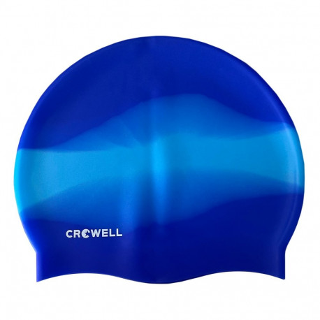 Crowell ujumismüts Multi Flame silikoonist, sinine kol.18