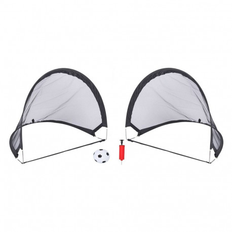 Dunlop jalgpalliväravate komplekt 100982 Pop Up lisatarvikutega 80x60x60cm 2 tk