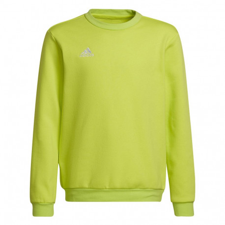 Bluza dla dzieci adidas Entrada 22 Sweat Top limonkowa HC5043 164cm