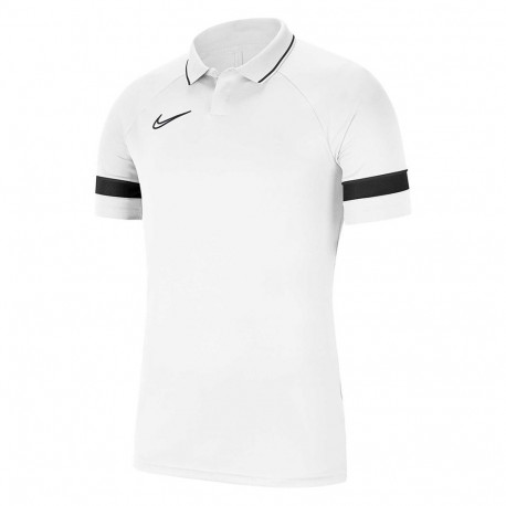 Koszulka dla dzieci Nike Dri-FIT Academy 21 Polo SS biała CW6106 100 XS