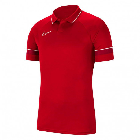 Koszulka dla dzieci Nike Dri-FIT Academy 21 Polo SS czerwona CW6106 657 S