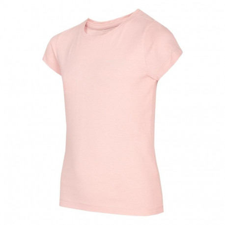 Koszulka dla dziewczynki 4F pudrowy koral HJL22 JTSD005 65S 152cm
