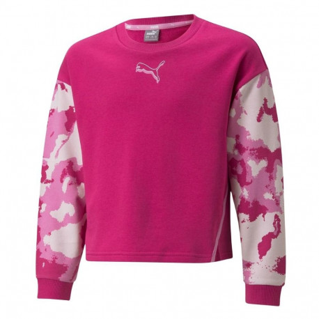 Bluza dla dzieci Puma Alpha Crew TR różowa 846941 14 176cm