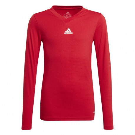 Koszulka dla dzieci adidas Team Base Tee czerwona GN5711 128cm