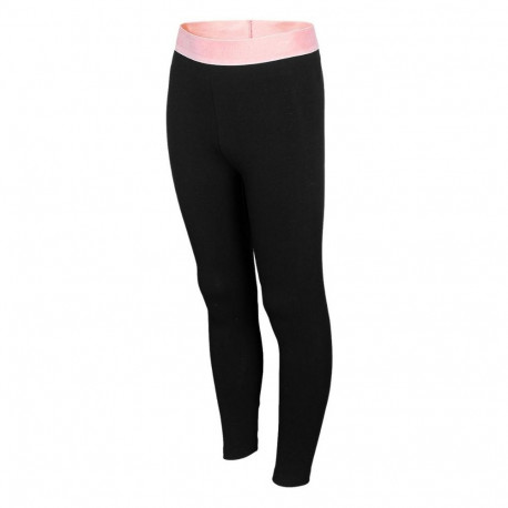 Legginsy dla dziewczynki 4F głęboka czerń HJL22 JLEG004 20 S 164cm