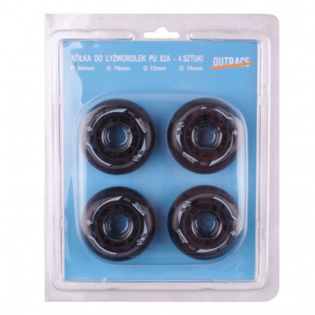 Kółka do łyżworolek Outrace 64 mm