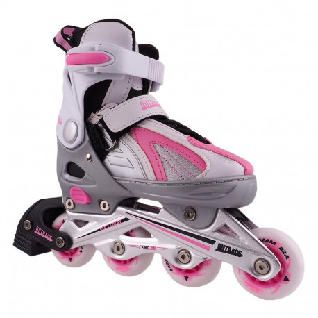 Łyżworolki Outrace Volt Gray szaro-różowe PW-126B-9  40-43