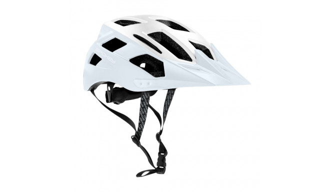 Kask rowerowy z oświetleniem Spokey Pointer biały L 941261