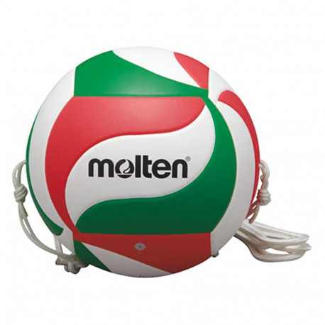 Molten võrkpall V5M9000 T kummiga 5, valge-puna-roheline