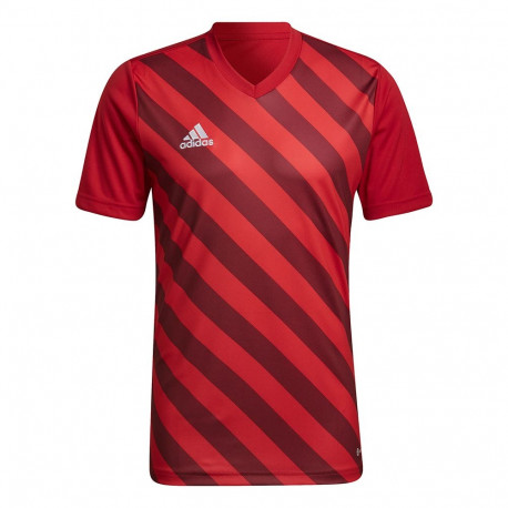 Koszulka męska adidas Entrada 22 Graphic Jersey czerwono-bordowa HB0572 S