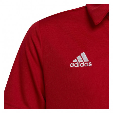 Koszulka dla dzieci adidas Entrada 22 Polo czerwona H57495 152cm