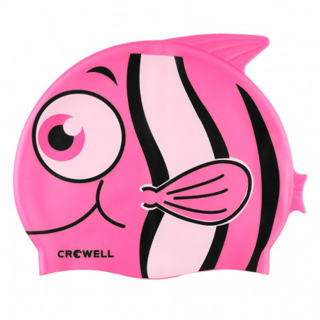 Crowell laste silikoonist ujumismüts Nemo Jr, roosa