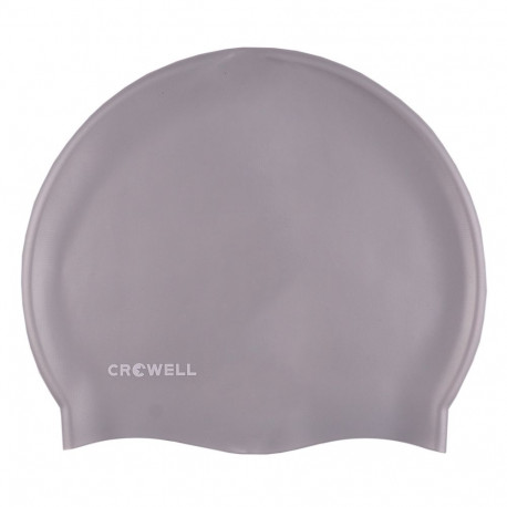 Crowell ujumismüts Mono Breeze silikoonist kol.6, hõbedane