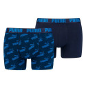 Bokserki Puma Men Aop Boxer 2P granatowe 935054 02 S