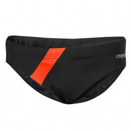 Kąpielówki dla chłopca Crowell Oscar kol.01 czarno-pomarańczowe  152cm