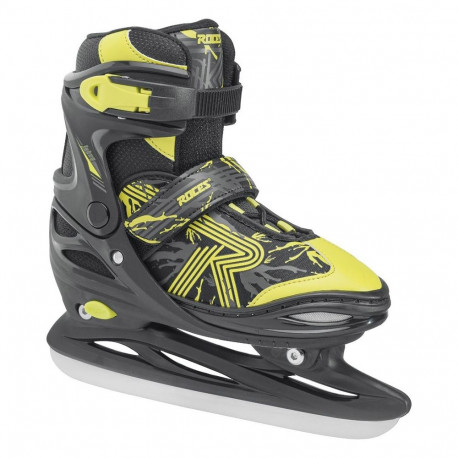 Łyżwy Roces Jokey Ice 3.0 Boy czarno-limonkowe 450707 02 26-29