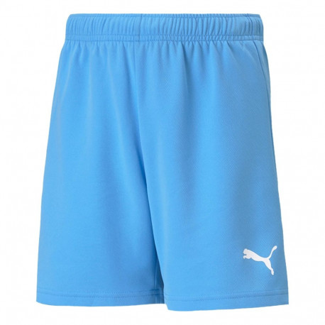 Spodenki dla dzieci Puma teamRISE Short Jr błękitne 704943 18 152cm