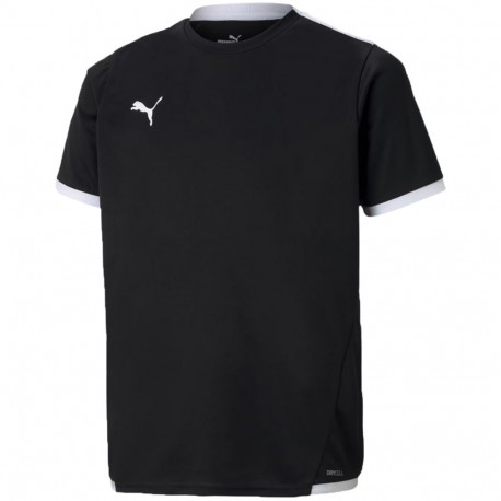 Koszulka dla dzieci Puma teamLIGA Jersey Junior czarna 704925 03 128cm