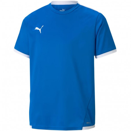 Koszulka dla dzieci Puma teamLIGA Jersey Junior niebieska 704925 02 128cm