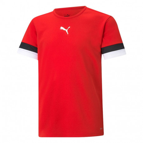Koszulka dla dzieci Puma teamRISE Jersey Jr czerwona 704938 01 152